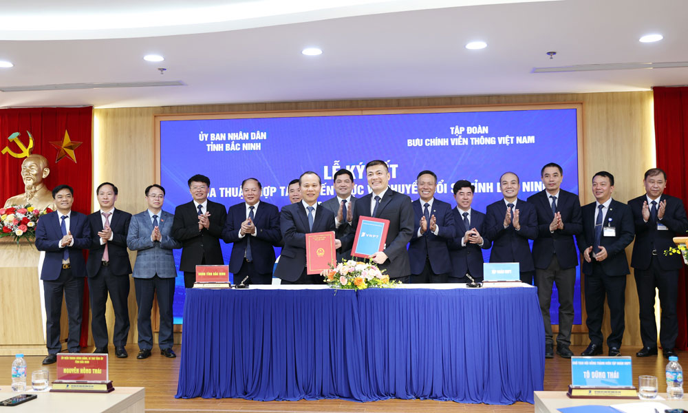 Bac Ninh and VNPT sign cooperation agreement on digital transformation